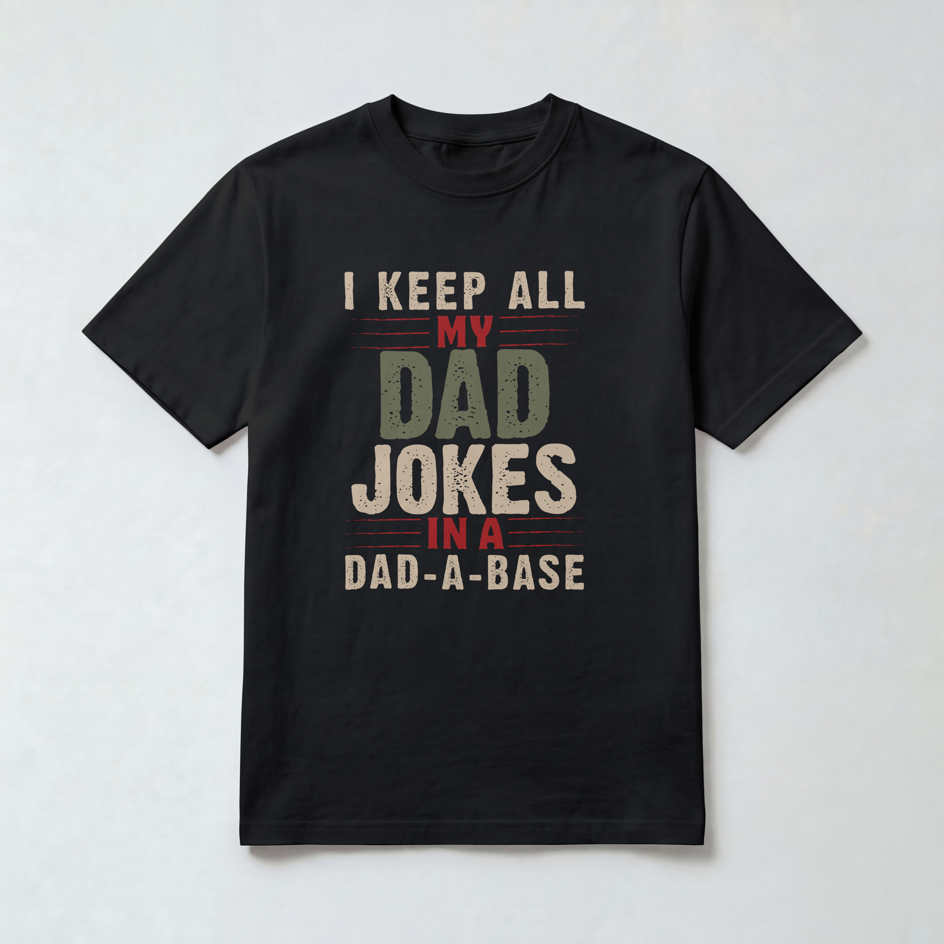 Dad Jokes in Dad-a-Base Funny Tee