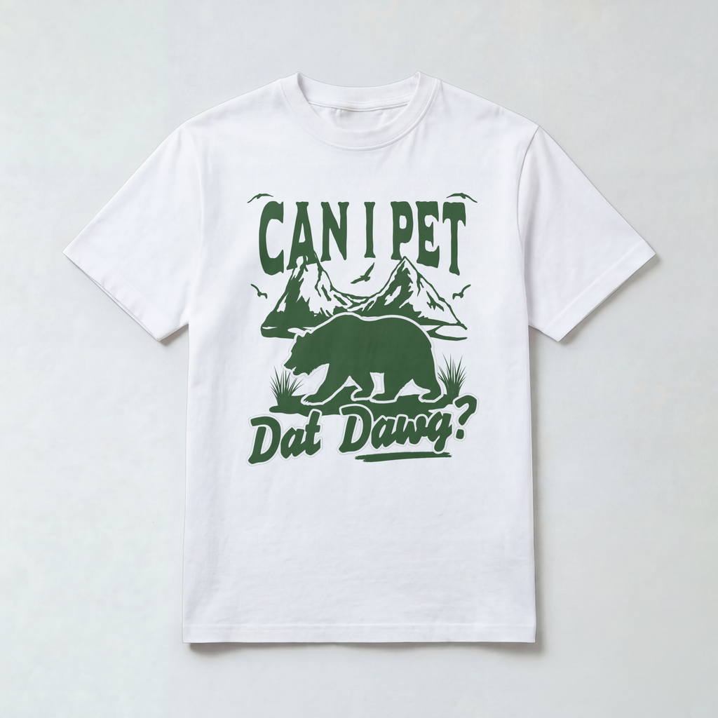 Can I Pet Dat Dawg Graphic Tee