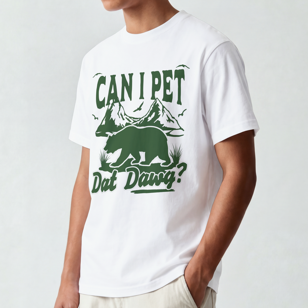 Can I Pet Dat Dawg Graphic Tee