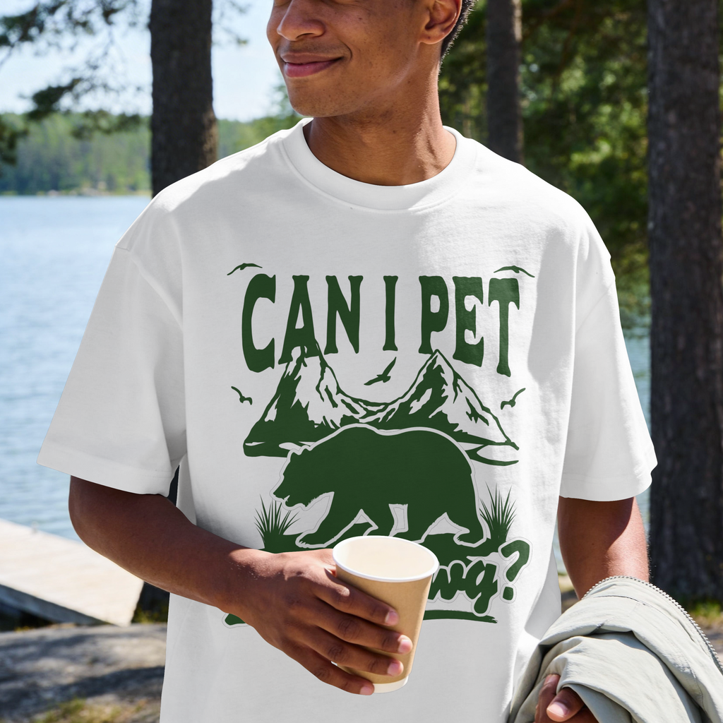 Can I Pet Dat Dawg Graphic Tee
