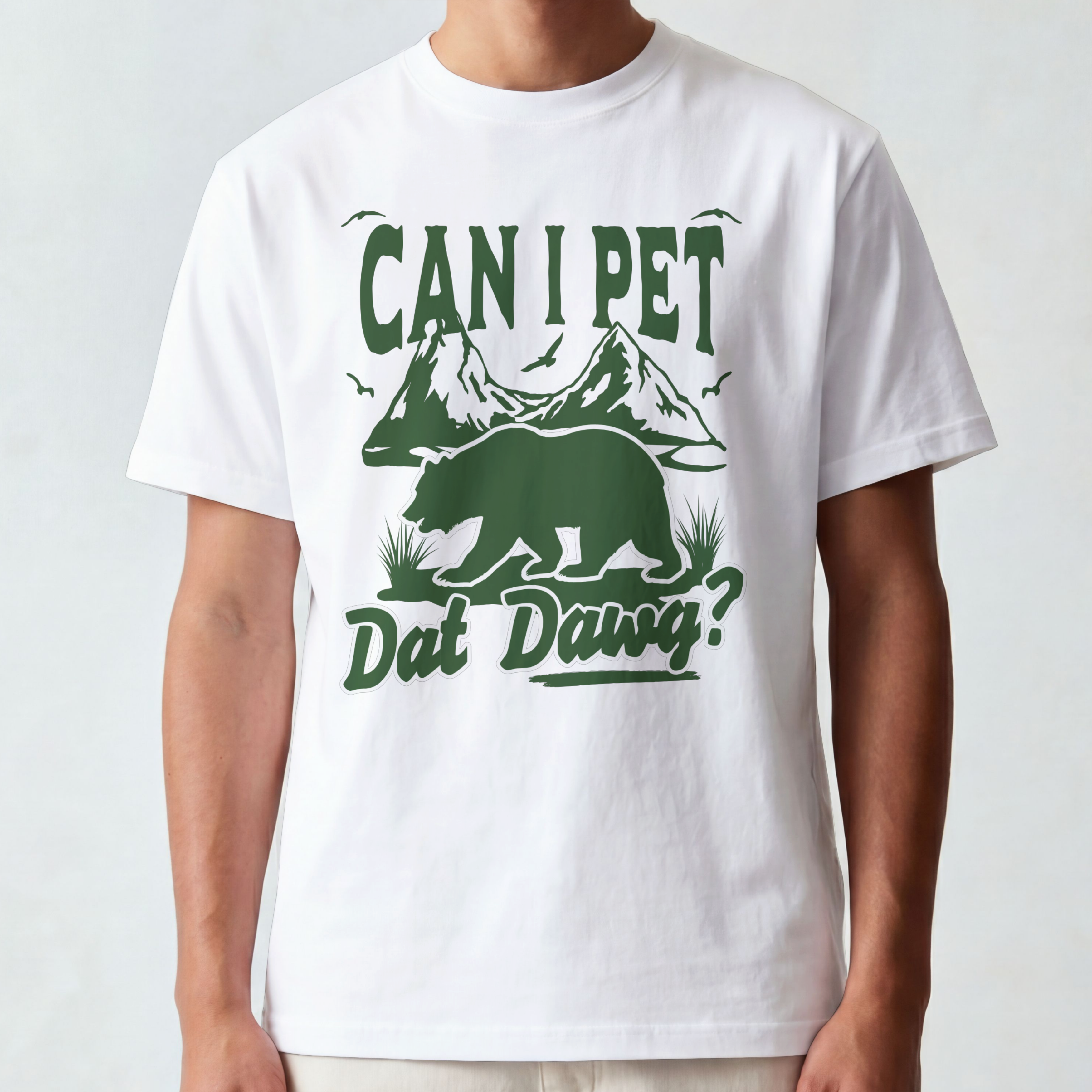 Can I Pet Dat Dawg Graphic Tee