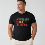 Husband Dad Legend Graphic Tee