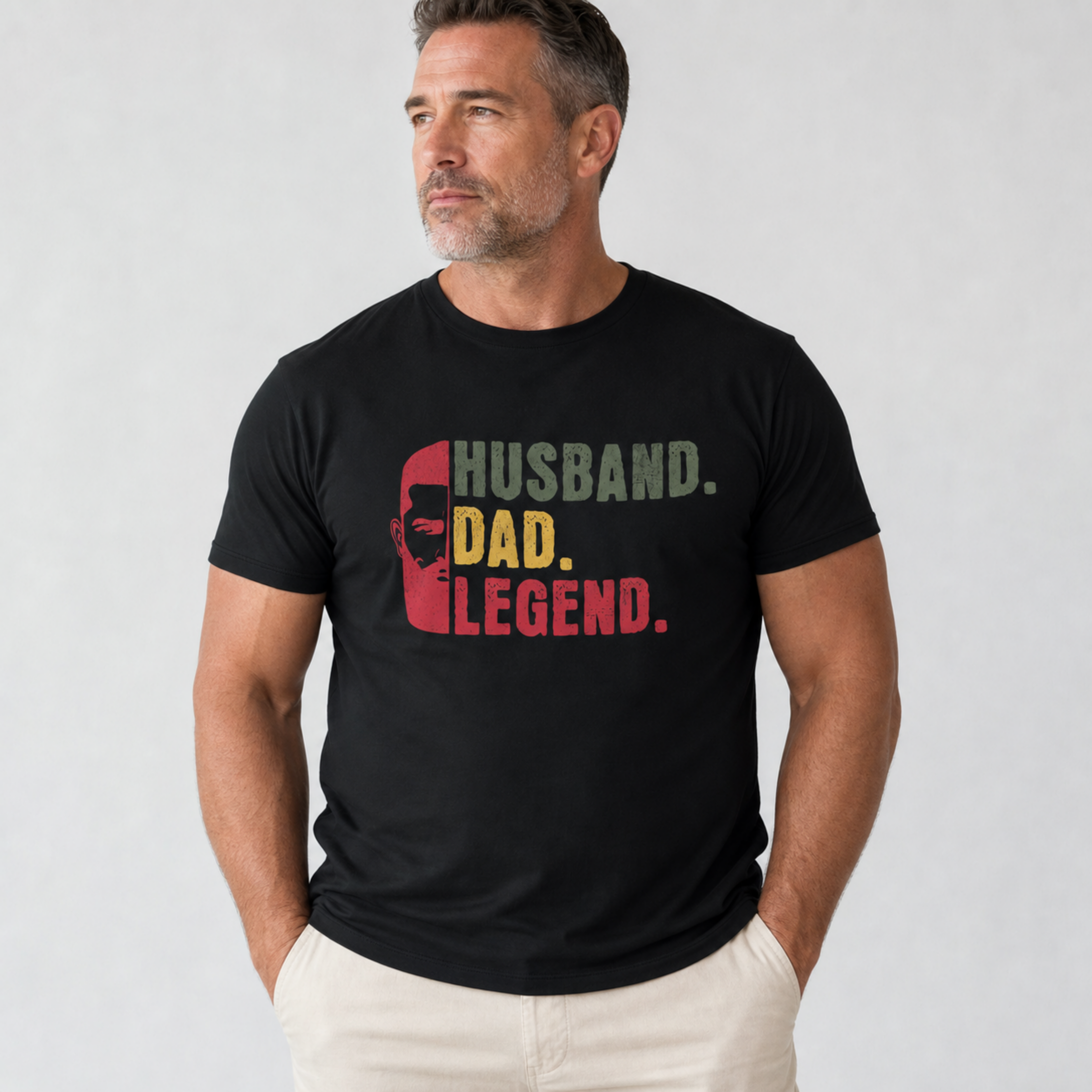 Husband Dad Legend Graphic Tee