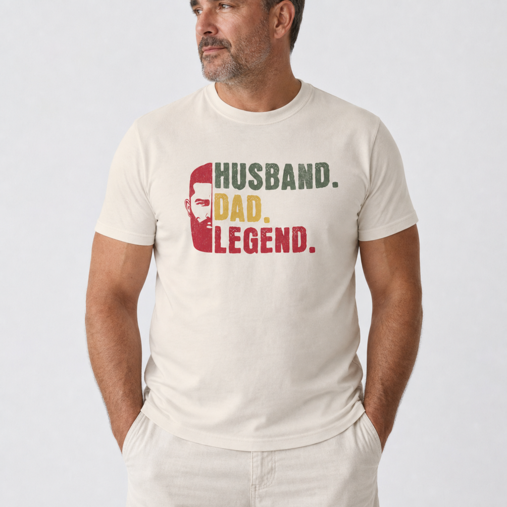 Husband Dad Legend Graphic Tee