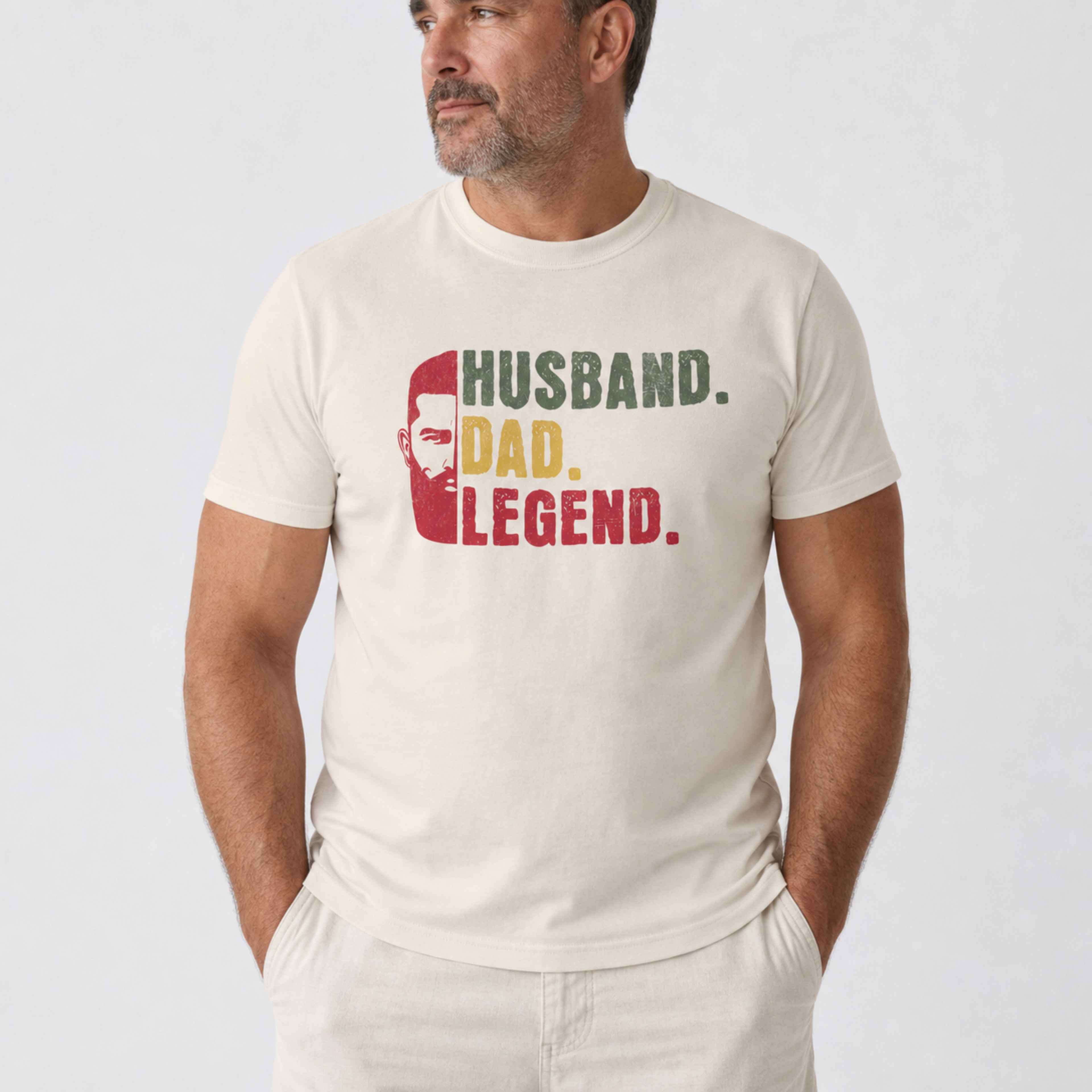 Husband Dad Legend Graphic Tee