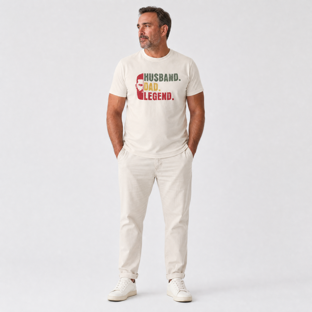 Husband Dad Legend Graphic Tee
