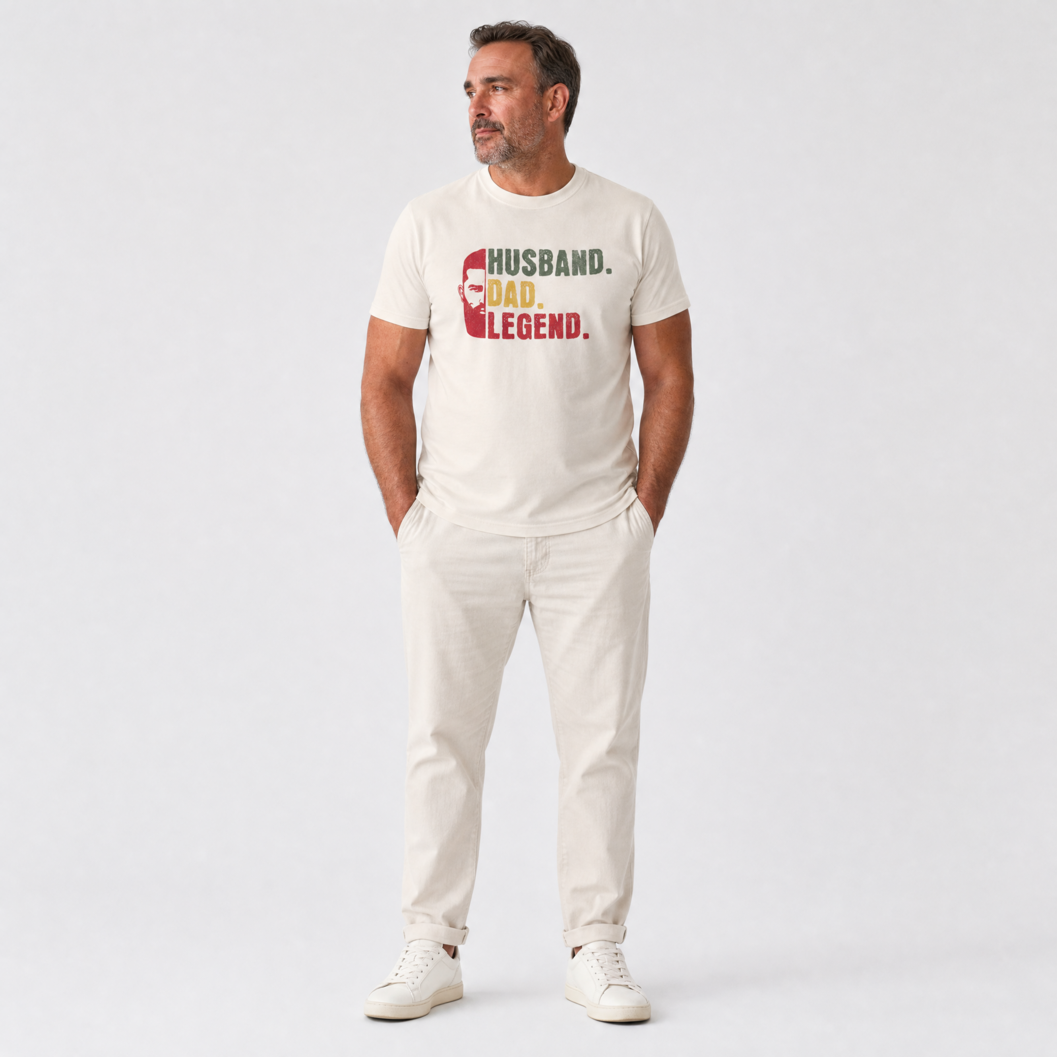 Husband Dad Legend Graphic Tee