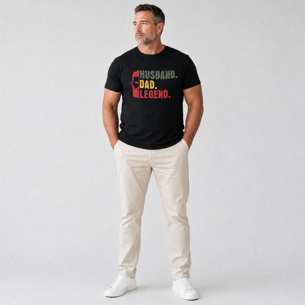 Husband Dad Legend Graphic Tee