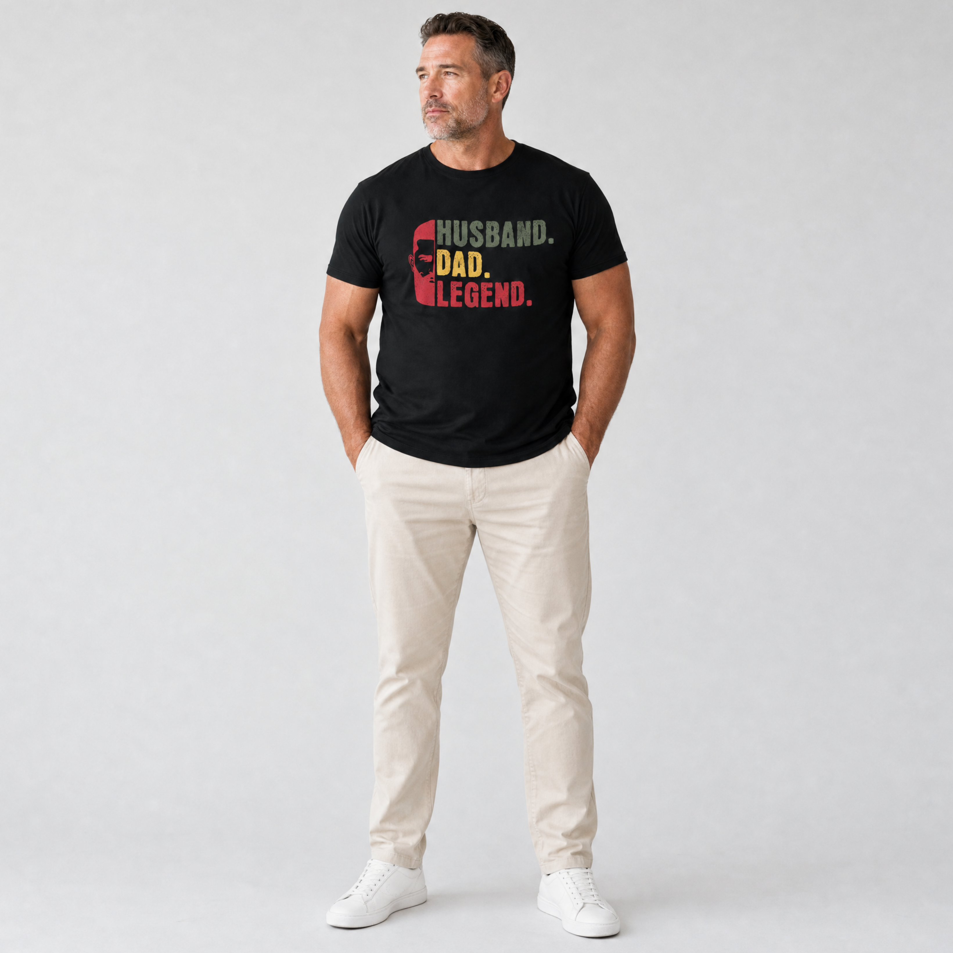 Husband Dad Legend Graphic Tee